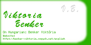 viktoria benker business card